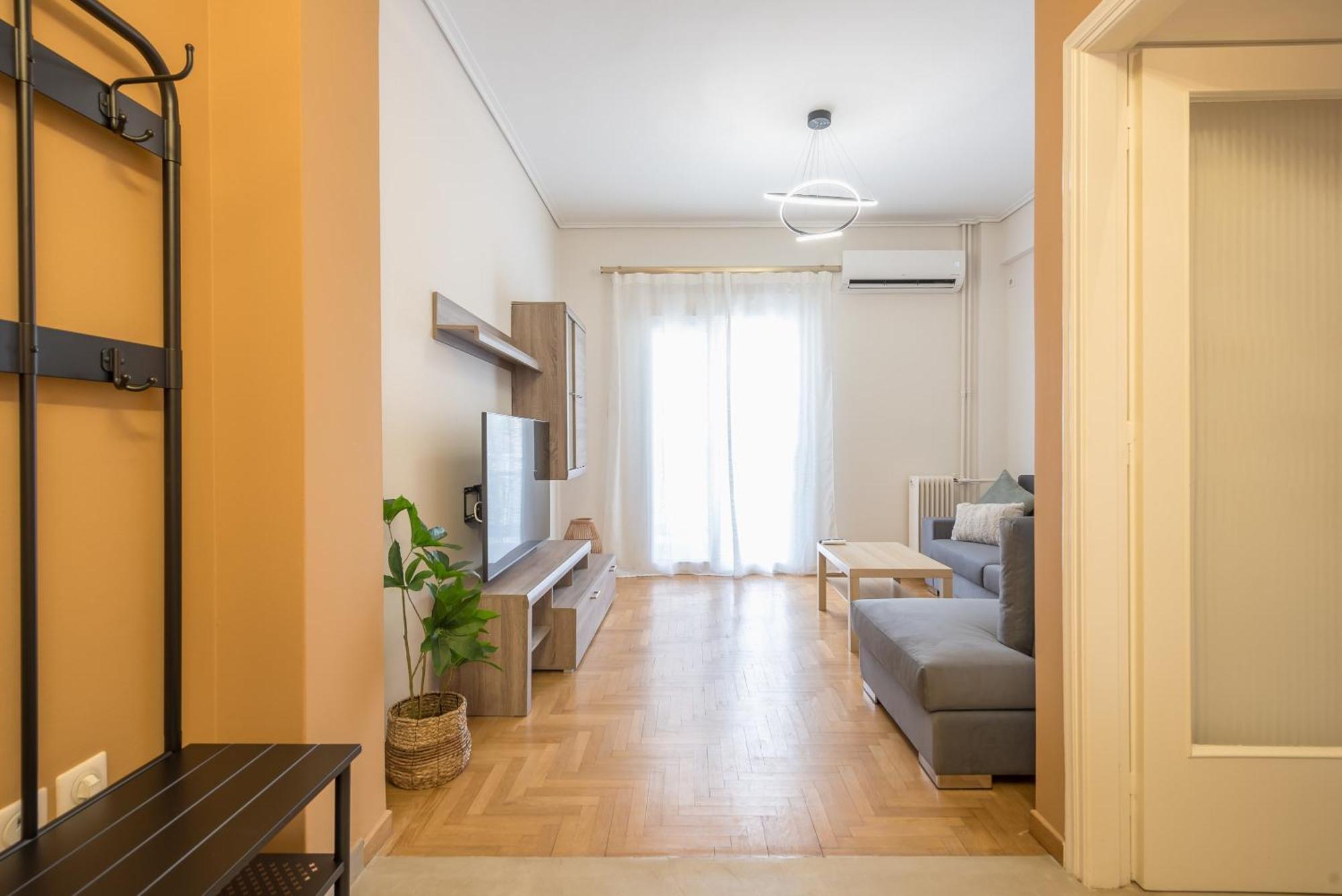 Stylish 2 Bd Urban Retreat Near Panormou Metro Apartment Athens Ngoại thất bức ảnh