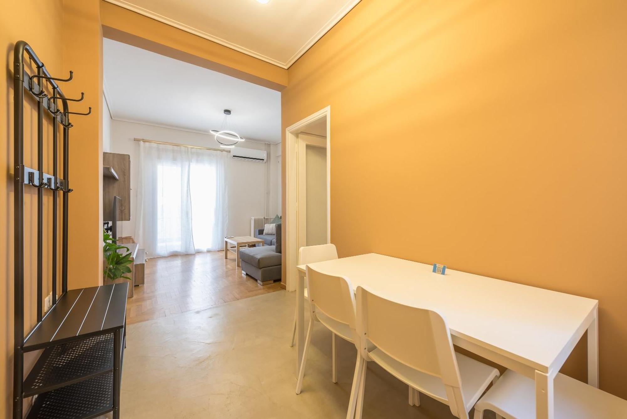 Stylish 2 Bd Urban Retreat Near Panormou Metro Apartment Athens Ngoại thất bức ảnh
