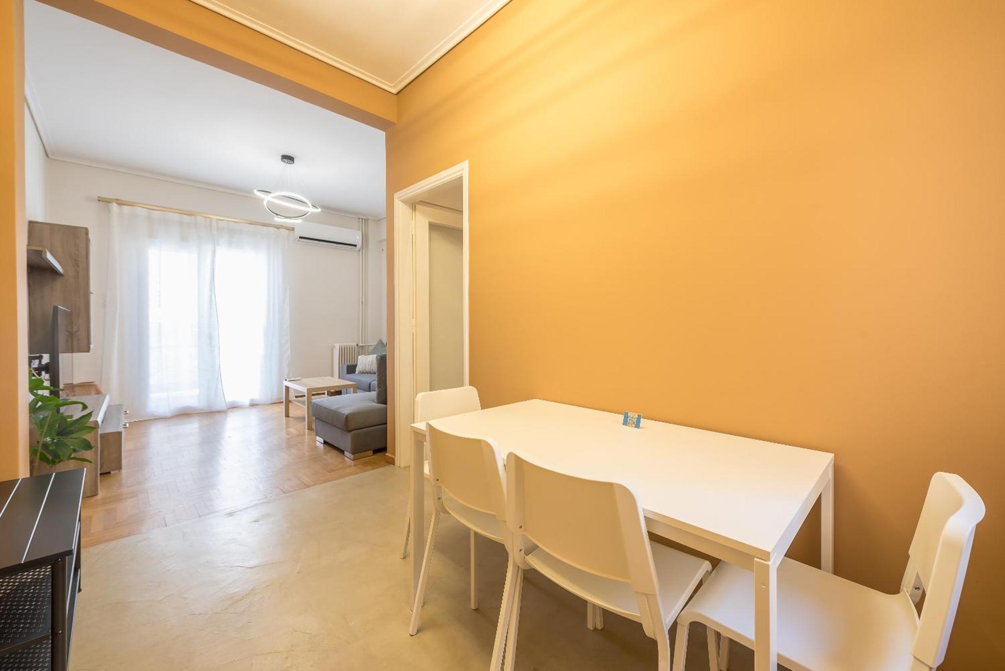 Stylish 2 Bd Urban Retreat Near Panormou Metro Apartment Athens Ngoại thất bức ảnh